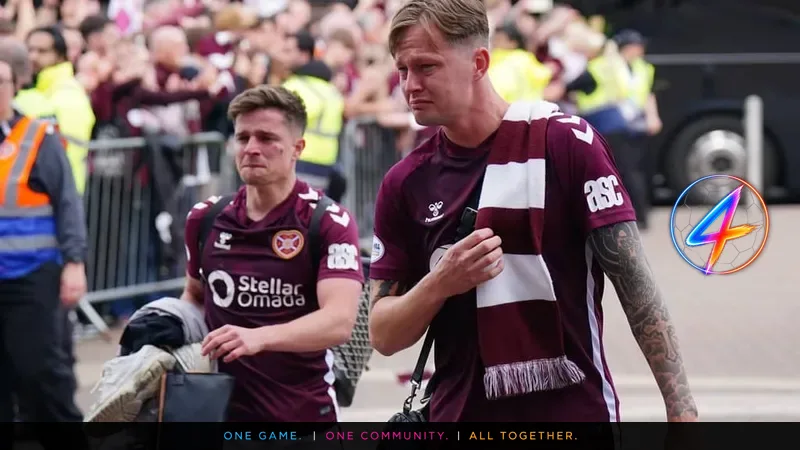 Hearts condemn field invasion after 3-1 loss to Celtic