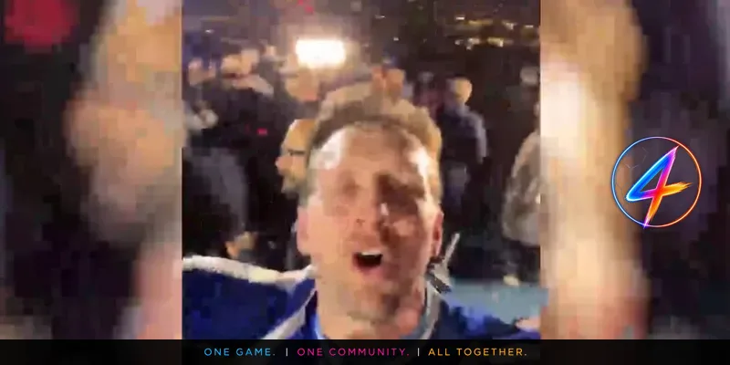 Luuk de Jong Sings PSV Anthem at Porto Championship Celebration