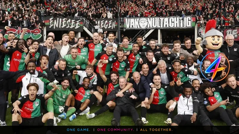 NEC clinches Champions League spot, Van Schaik celebrates