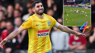 Dogucan Haspolat Scores 25-metre Free-Kick for Westerlo in Play-off
