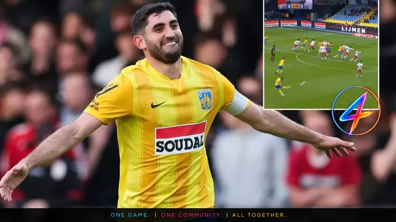 Dogucan Haspolat Scores 25-metre Free-Kick for Westerlo in Play-off