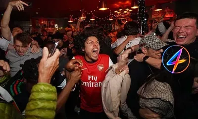 Arsenal supporters flood North London after Premier League title