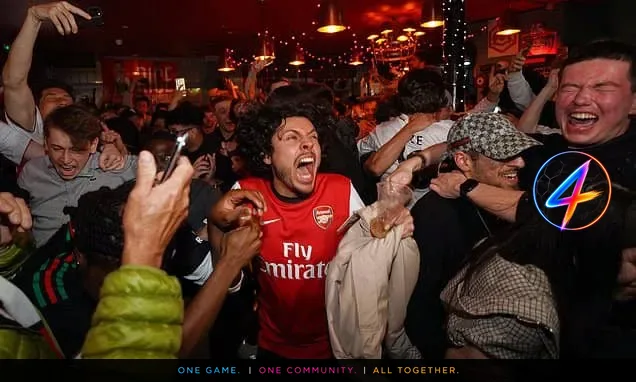 Arsenal supporters flood North London after Premier League title