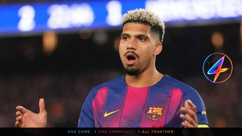 Ronald Araujo Shows World Cup Look at Barcelona Dinner