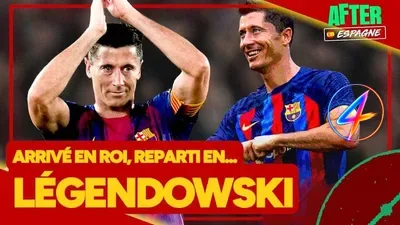 Robert Lewandowski leaves Barcelona after three seasons
