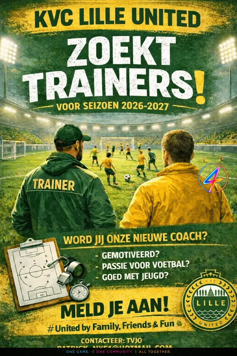 Trainer U15 en U17 Gewestelijk