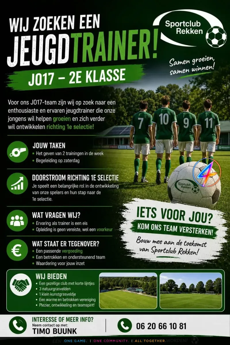 Jeugdtrainer JO17