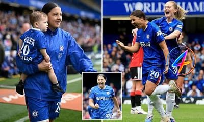 Sam Kerr denies US move, equals record in Chelsea farewell